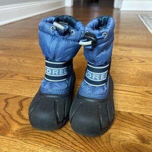 SOREL Kids Blue Snow Boots Size 10